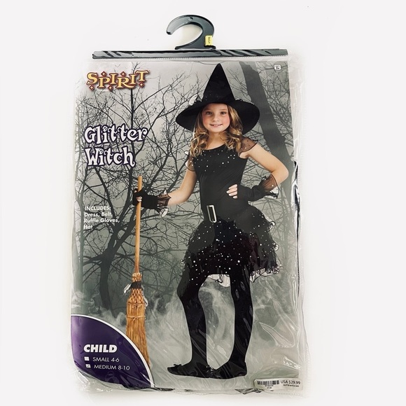 Spirit Halloween Glitter Witch Costume - Picture 1 of 6